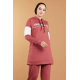 Hooded Printed Sports Suit Rose 