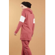 Hooded Printed Sports Suit Rose 
