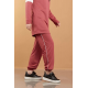 Hooded Printed Sports Suit Rose 