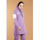 Hooded Printed Sports Suit Lilac