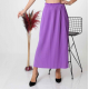 Pleated fabric skirt in multiple colors