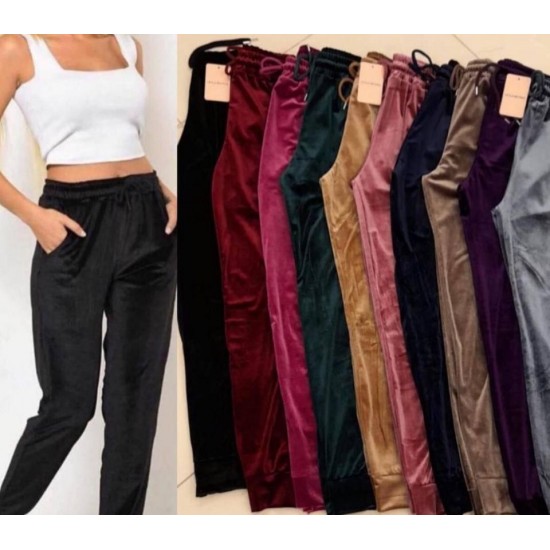  Velvet pants for women in multiple colors