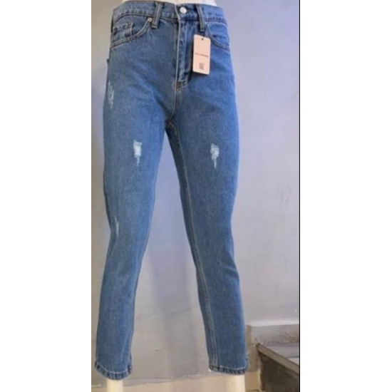 Women's jeans blue color