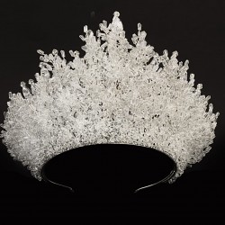 Royal Crown For Brides Made Of Original Zircon Stone  Royal Crown For Brides Made Of Original Zircon Stone