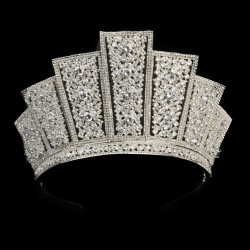 Royal Crown For Brides Made Of Original Zircon Stone  Royal Crown For Brides Made Of Original Zircon Stone