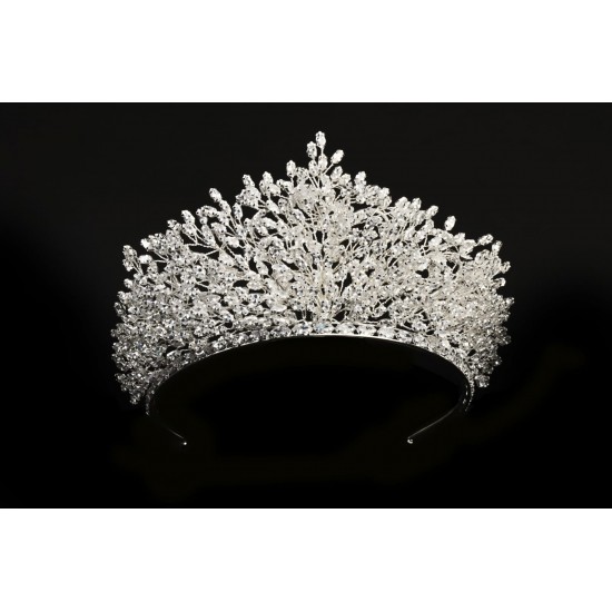  Royal Crown For Brides Made Of Original Zircon Stone 