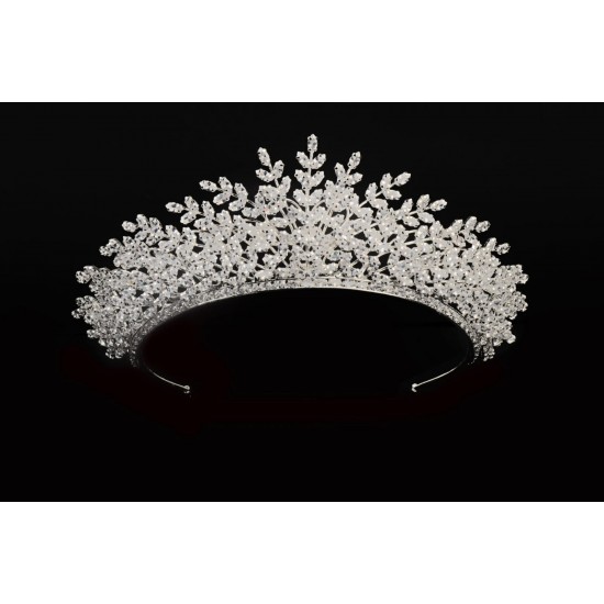 Princess Crown  Made Of Original Zircon Stone 