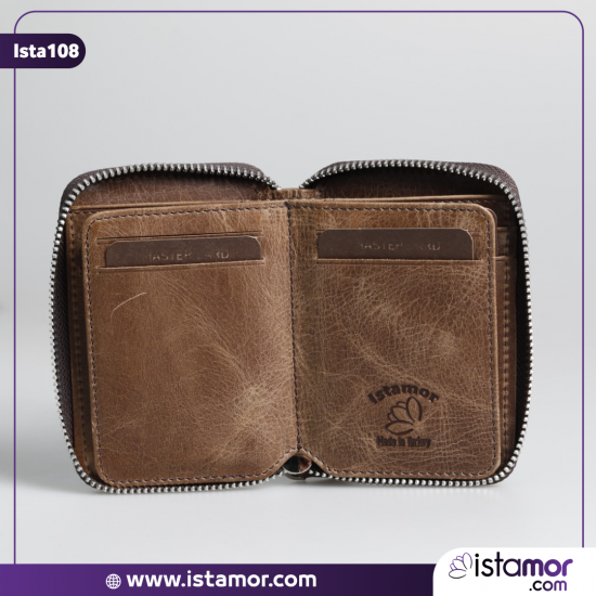 ista 108 leather wallets 2 colors